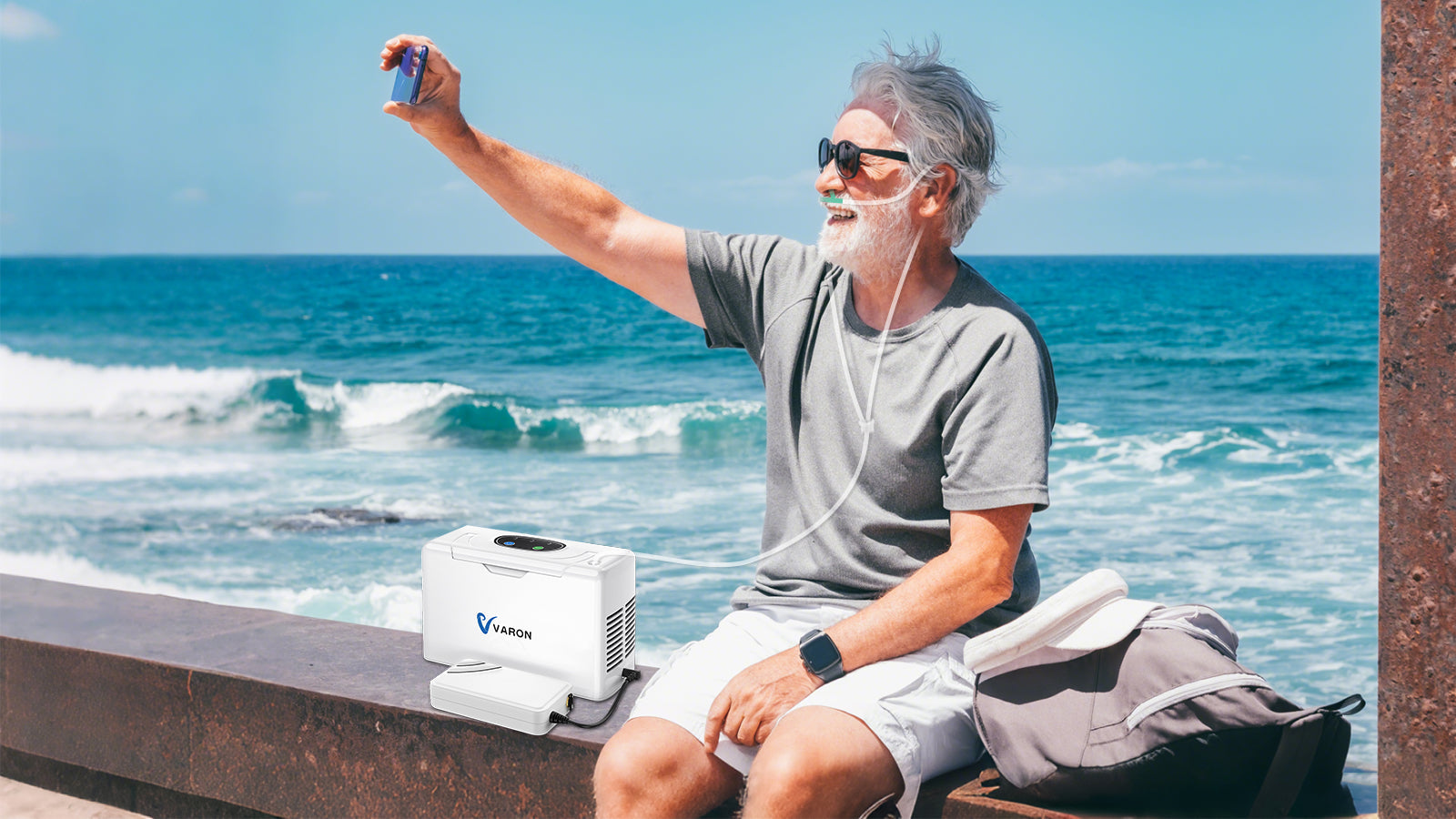 Canicule et respiration : Comment rester au frais et actif avec un appareil à oxygène léger VARON VL-2