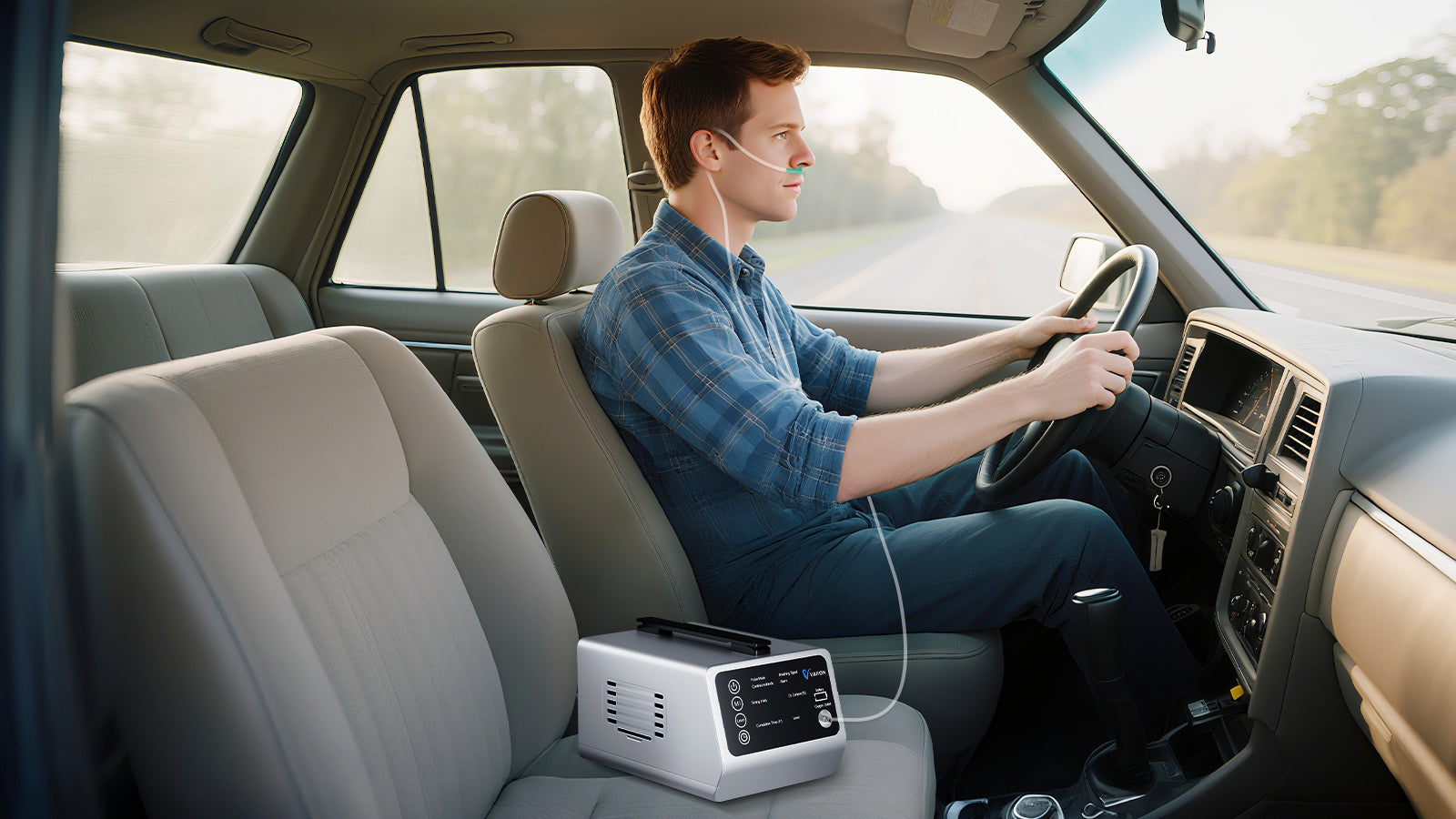 Voyagez en toute liberté avec le VARON VT-1 : confort et oxygène portable partout