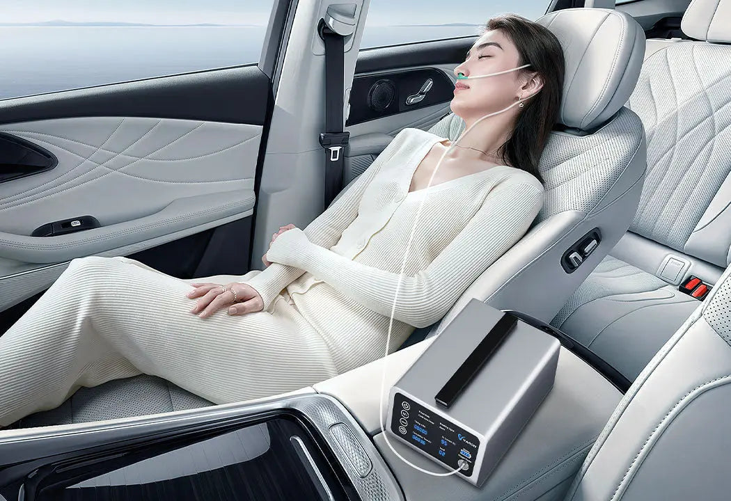 Concentrateur d'oxygène portable pour les déplacements : Utilisation pratique en voiture