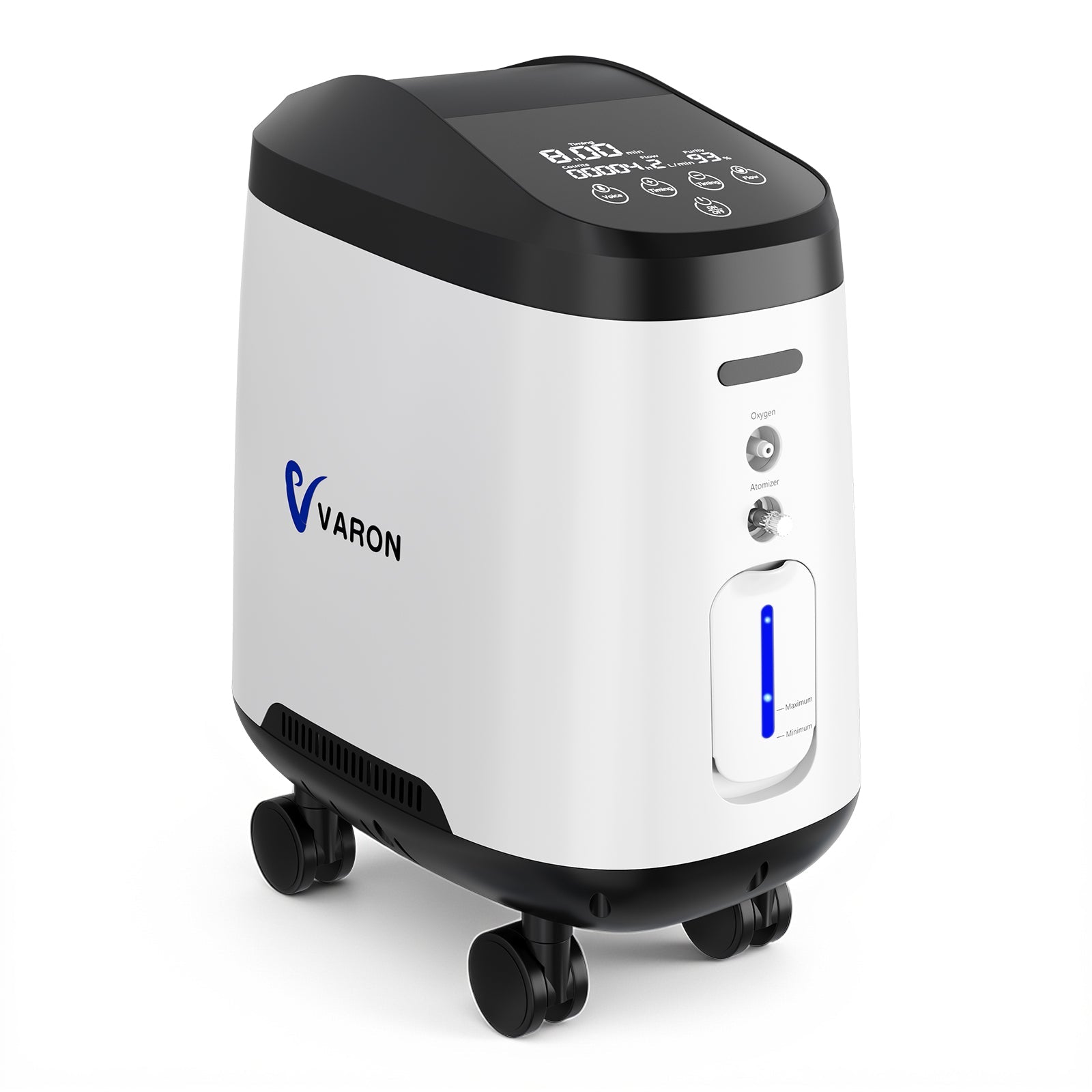 VARON PRO VH-2 Concentrateur d'oxygène à domicile | 9 Niveaux de Réglage, Approuvé CE VARON