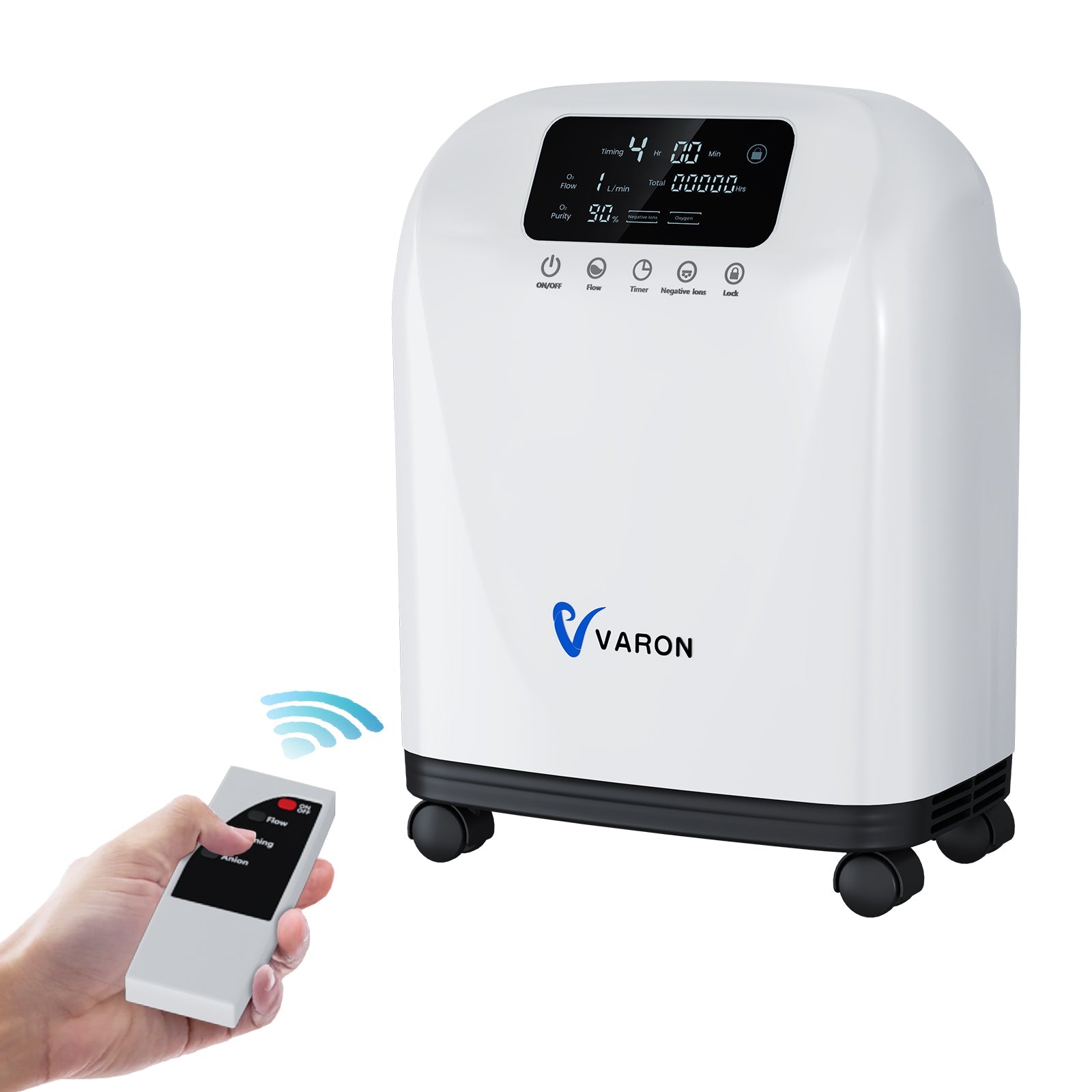 Concentrateur d'oxygène VARON VH-4 pour domicile | Flux continu réglable 1-9 L/min VARON