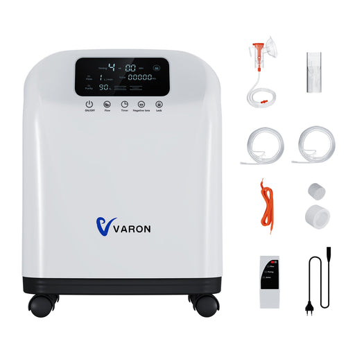 Concentrateur d'oxygène VARON VH-4 pour domicile | Flux continu réglable 1-9 L/min VARON
