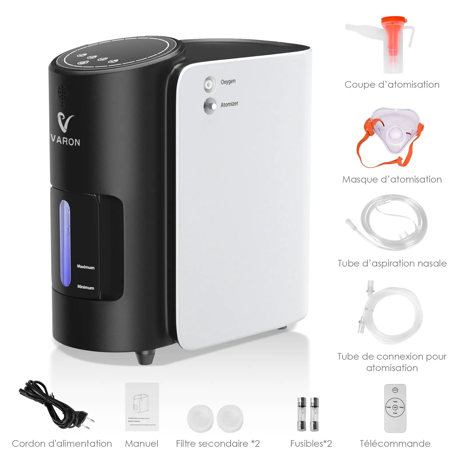 VARON VH-1 Accessoires pour concentrateur d'oxygène à domicile 