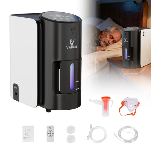 VARON VH-1 Concentrateur d'oxygène à domicile | 7 Niveaux de Réglage, Vital Senior Health, certifié CE VARON