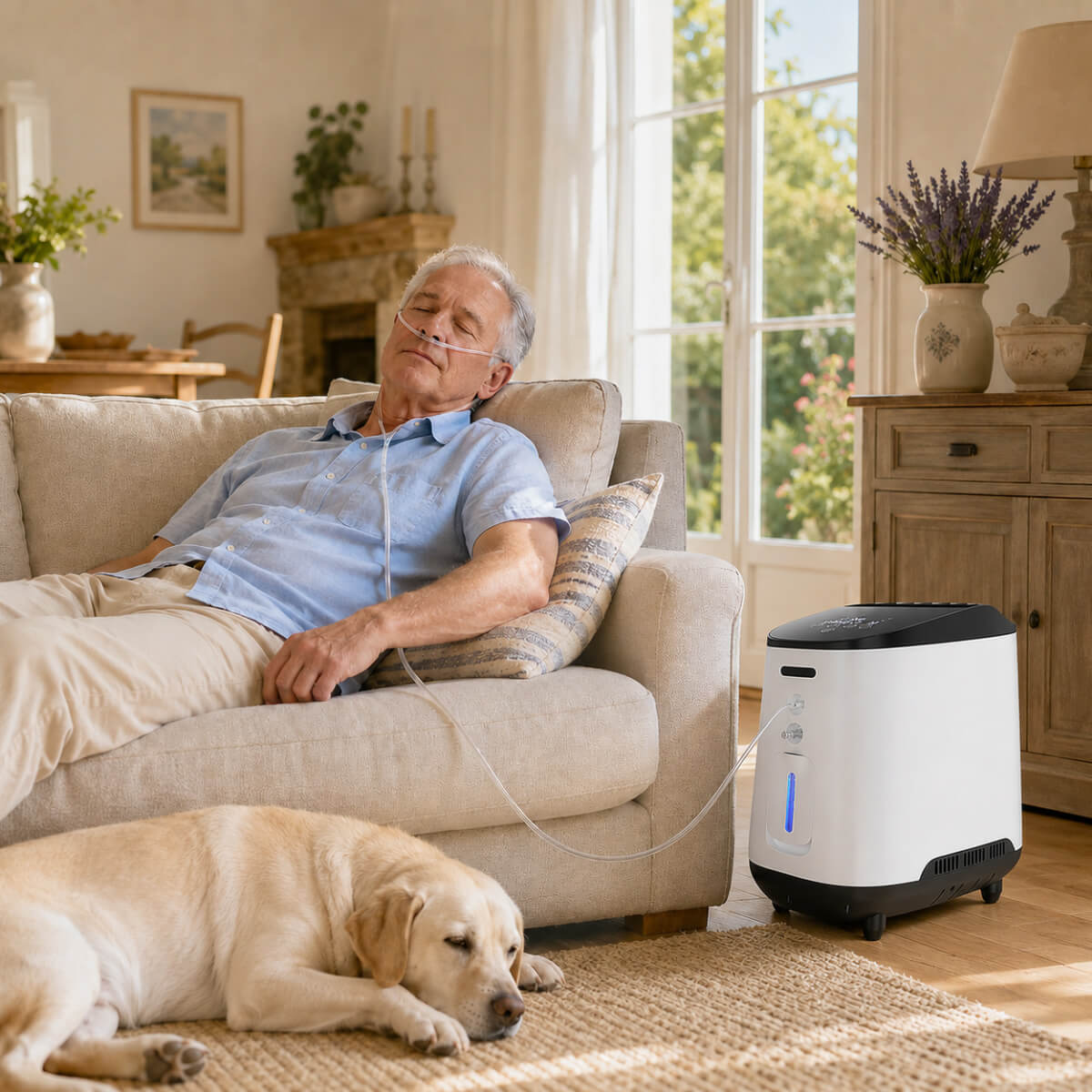 VARON VH-2 Concentrateur d'oxygène à domicile | 7 Niveaux de Réglage, Fonctionnement 24H, Approuvé CE VARON