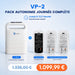 Pack VARON VP-2 – Concentrateur d'oxygène mobile avec 2 batteries supplémentaires pour une autonomie totale de 8 heures. VARON-FR