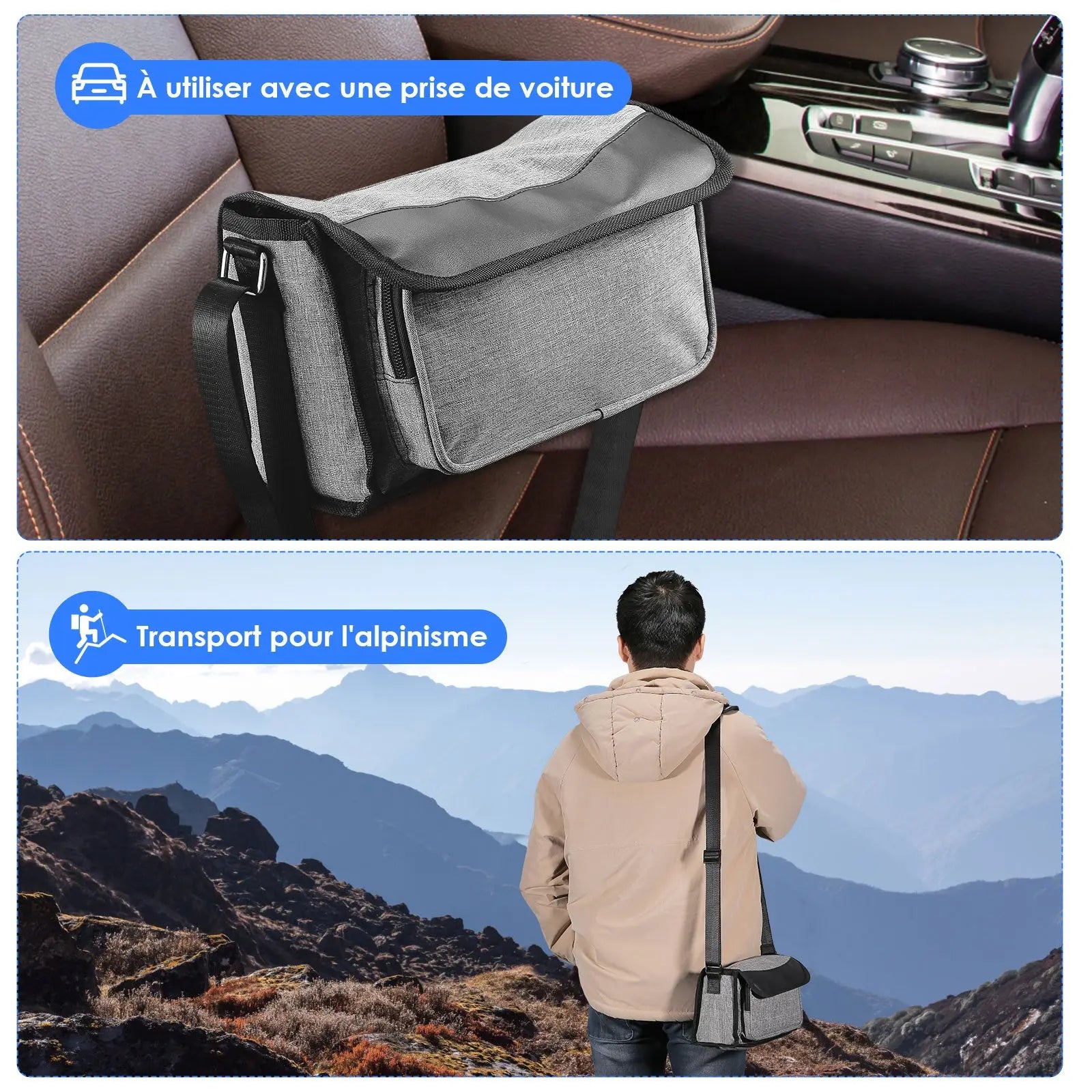 Concentrateur d'oxygène VARON VL-1 | Idéal pour la mobilité, certifié CE - VARON-FR