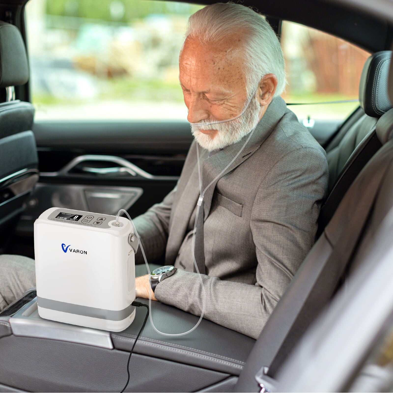 VARON VP-8G | Concentrateur Oxygen Portable Pulsé - 93% Pureté - Autonomie Étendue VARON-FR
