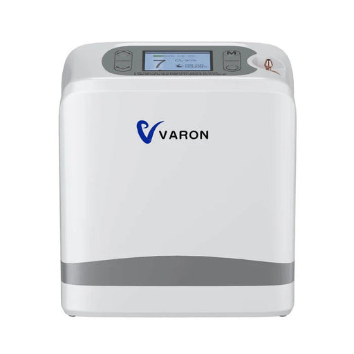 VARON VP-8 Lite | Concentrateur d’oxygène portable 2 kg à débit pulsé (1–7 niveaux) VARON-FR