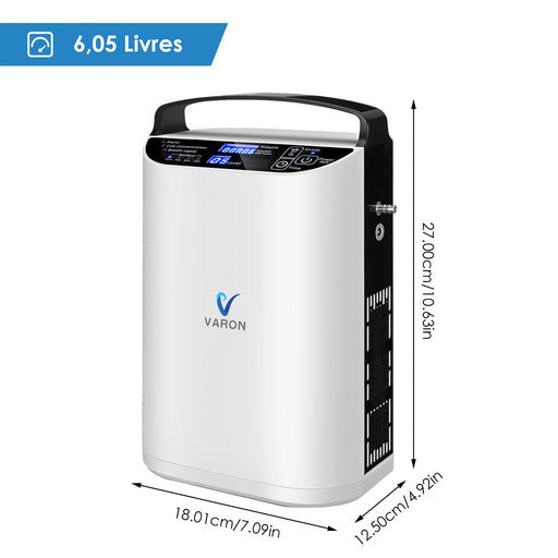 VARON VP-1 Pulse Concentrateur d'oxygène portable - Fonctionnement 24h, certifié CE VARON-FR