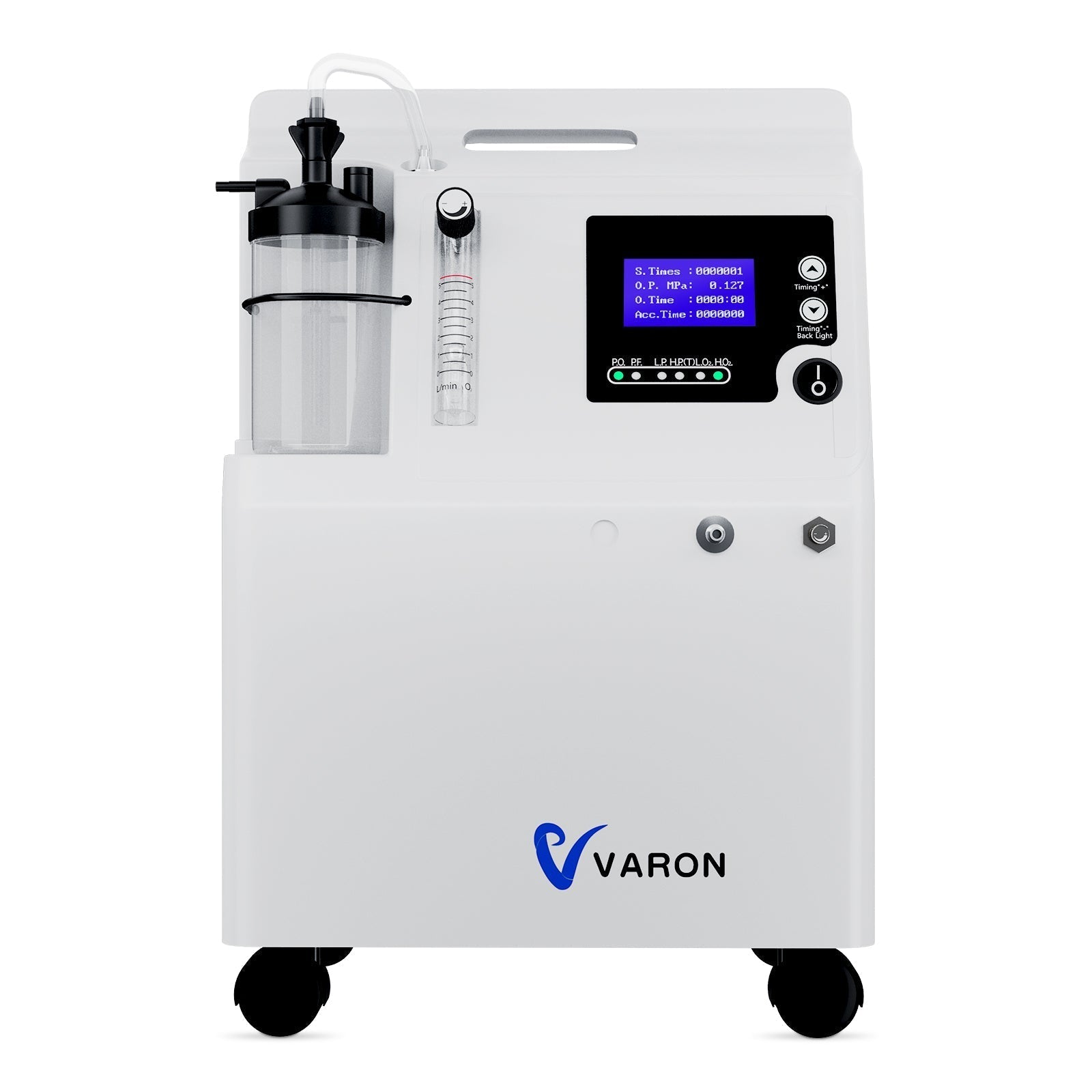 VARON Serene 5 5L Concentrateur d'oxygène continu à domicile , soins respiratoires complets, approuvé par la FDA