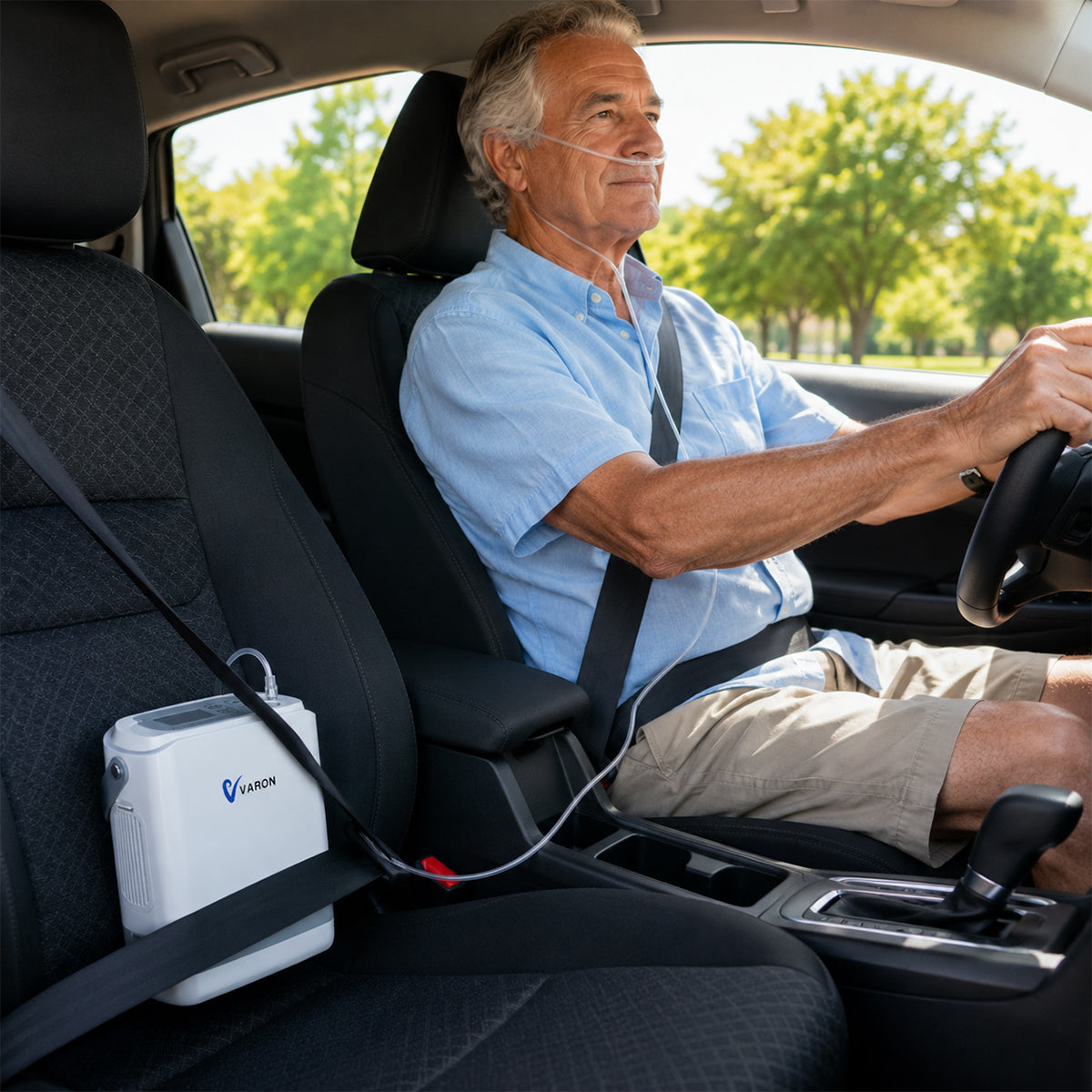 VARON VP-8G | Concentrateur d’oxygène portable pulsé - 93% Pureté - Autonomie Étendue VARON-FR