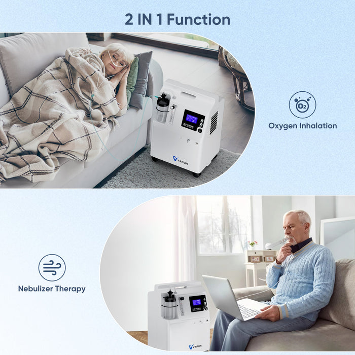 ⚡Nouveau FDA Serene 5 VARON 5L Concentrateur d'oxygène Domestique Premium