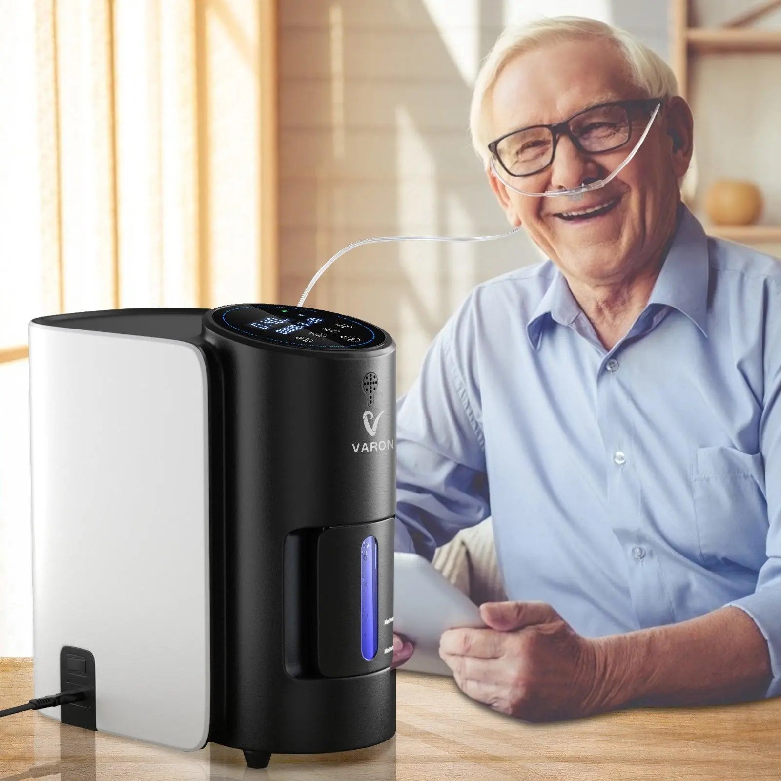 VARON VH-1 concentrateur d'oxygène continu à domicile pour les personnes âgées