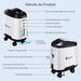 VARON PRO VH-2 Concentrateur d'oxygène à domicile | 9 Niveaux de Réglage, Approuvé CE VARON