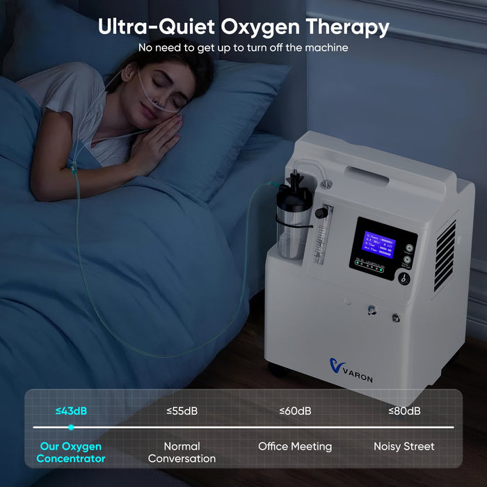 ⚡Nouveau FDA Serene 5 VARON 5L Concentrateur d'oxygène Domestique Premium