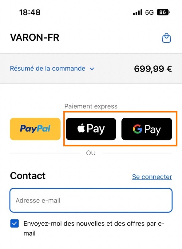 4. Google Pay & Apple Pay
