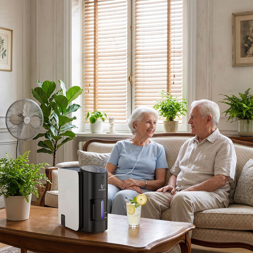VARON VH-1 Concentrateur d'oxygène à domicile | 7 Niveaux de Réglage, Vital Senior Health, certifié CE VARON
