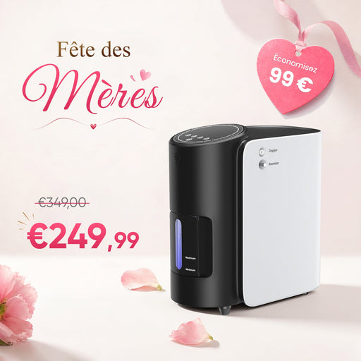 VARON VH-1 Concentrateur d'oxygène à domicile | 7 Niveaux de Réglage, Vital Senior Health, certifié CE VARON