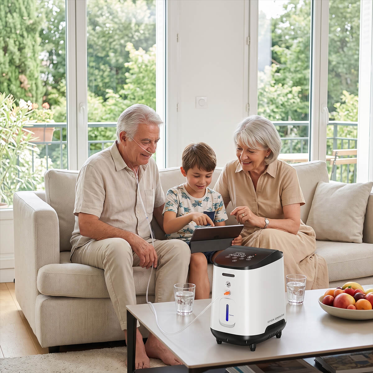 VARON VH-2 Concentrateur d'oxygène à domicile | 7 Niveaux de Réglage, Fonctionnement 24H, Approuvé CE VARON