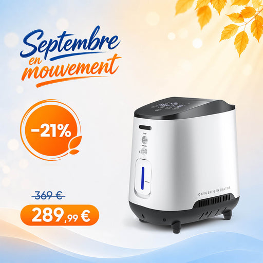 VARON VH-2 Concentrateur d'oxygène à domicile | 7 Niveaux de Réglage, Fonctionnement 24H, Approuvé CE VARON