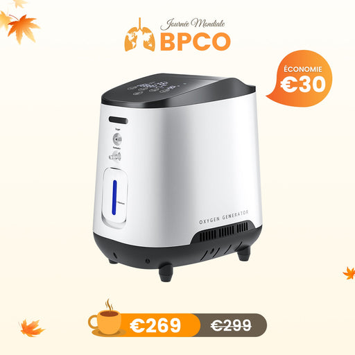 VARON VH-2 Concentrateur d'oxygène à domicile | 7 Niveaux de Réglage, Fonctionnement 24H, Approuvé CE VARON