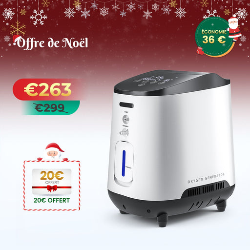 VARON VH-2 Concentrateur d'oxygène à domicile | 7 Niveaux de Réglage, Fonctionnement 24H, Approuvé CE VARON