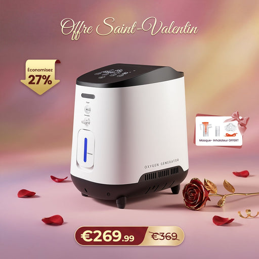 VARON VH-2 Concentrateur d'oxygène à domicile | 7 Niveaux de Réglage, Fonctionnement 24H, Approuvé CE VARON