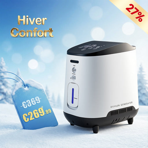 VARON VH-2 Concentrateur d'oxygène à domicile | 7 Niveaux de Réglage, Fonctionnement 24H, Approuvé CE VARON