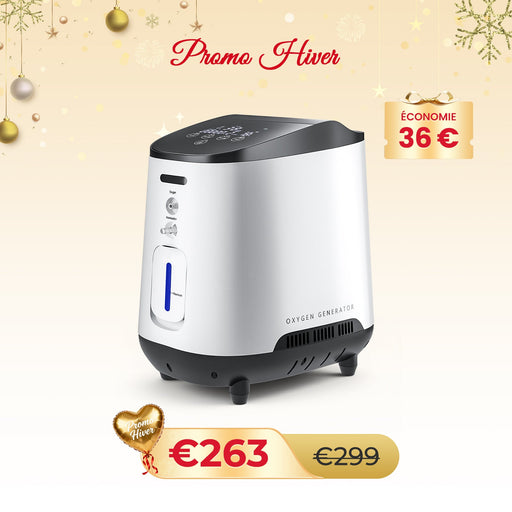 VARON VH-2 Concentrateur d'oxygène à domicile | 7 Niveaux de Réglage, Fonctionnement 24H, Approuvé CE VARON