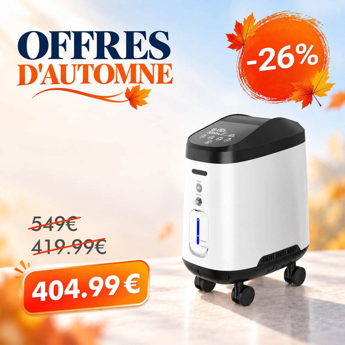 VARON VH-2 PRO Concentrateur d'oxygène à domicile | 9 Niveaux de Réglage, Approuvé CE VARON