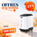 VARON VH-2 Concentrateur d'oxygène à domicile | 7 Niveaux de Réglage, Fonctionnement 24H, Approuvé CE VARON