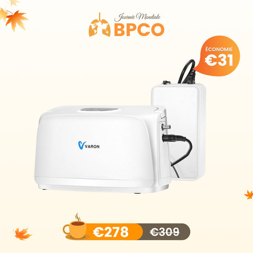 Concentrateur d'oxygène VARON VL-1 | Idéal pour la mobilité, certifié CE VARON