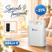VARON VP-2 Pulse Concentrateur d'oxygène portable - 93% d'oxygène, batterie longue durée, certifié CE VARON-FR