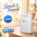 VARON VP-2 Pulse Concentrateur d'oxygène portable - 93% d'oxygène, batterie longue durée, certifié CE VARON-FR