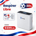 VARON VP-6 Concentrateur d'oxygène portable en continu - 6 Niveaux de Réglage, certifié CE VARON-FR