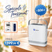 VARON VP-8G | Concentrateur d’oxygène portable pulsé - 93% Pureté - Autonomie Étendue VARON-FR