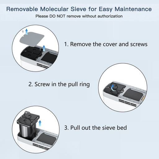 Tamis Moléculaire de Rechange pour Concentrateur d'Oxygène Portable VP-8G VARON-FR