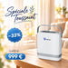 VARON VP-8G | Concentrateur d’oxygène portable pulsé - 93% Pureté - Autonomie Étendue VARON-FR