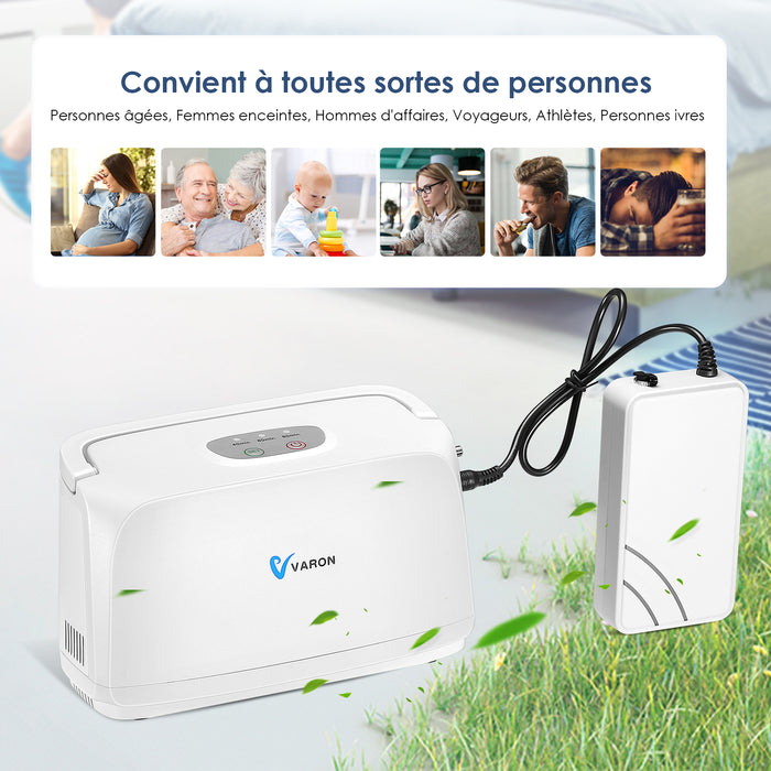 VARON 3L/min Portable Oxygen Concentrator VL01