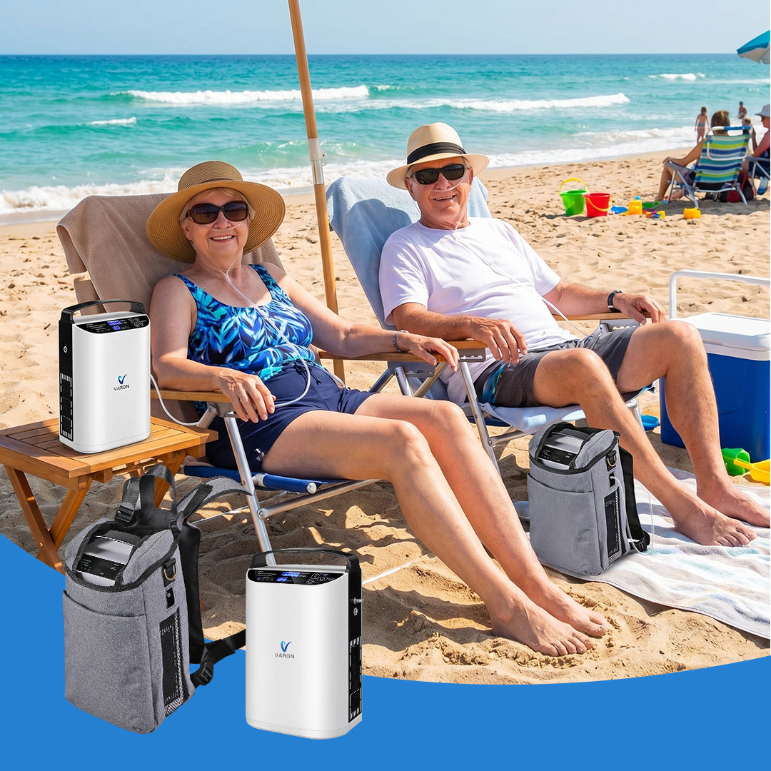 VARON VP-1 Pulse Concentrateur d'oxygène portable - Fonctionnement 24h, certifié CE VARON-FR