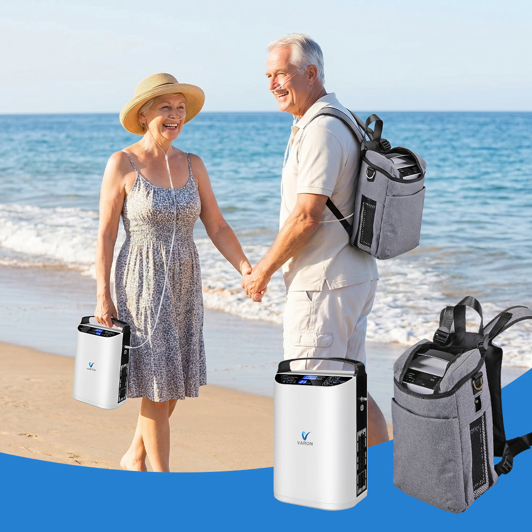 VARON VP-1 Pulse Concentrateur d'oxygène portable - Fonctionnement 24h, certifié CE VARON-FR